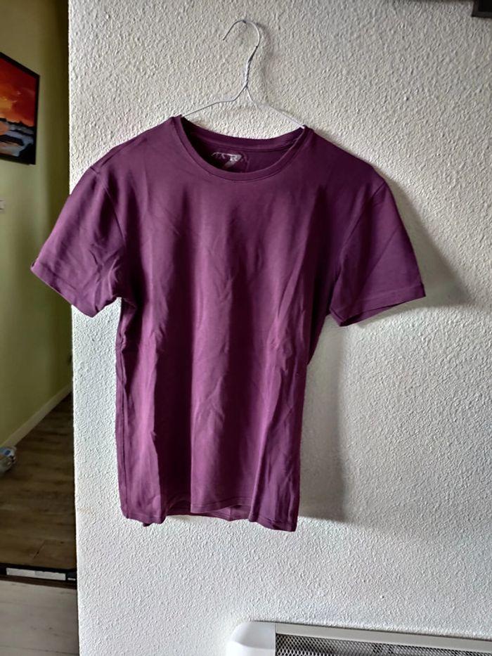 Lot 2 t-shirt violet - photo numéro 4