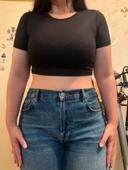 Crop top noir • Taille S