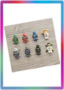 Lot de 8 minifigurines Ninjago (compatible Lego)