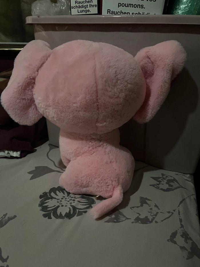 Peluche éléphant rose  Picwictoys - photo numéro 5