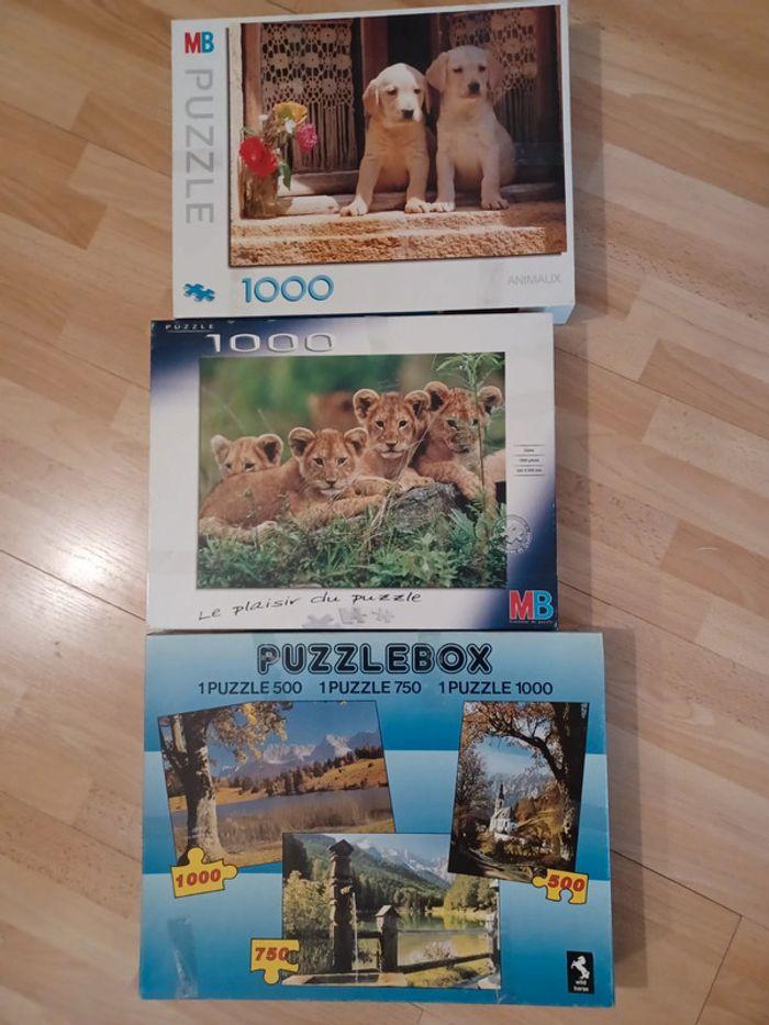 Lot de 5 puzzles - photo numéro 1