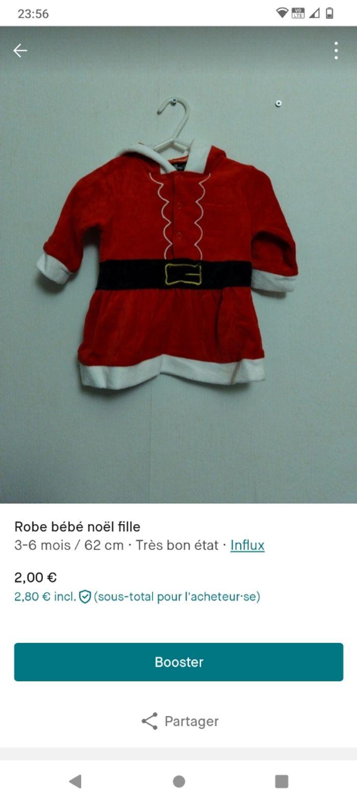 Robe Noël fille