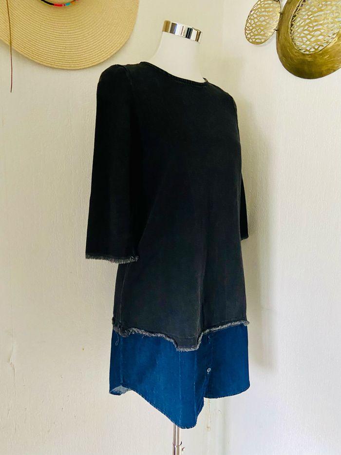 Robe en jean Zara Trafaluc Taille XS - photo numéro 4