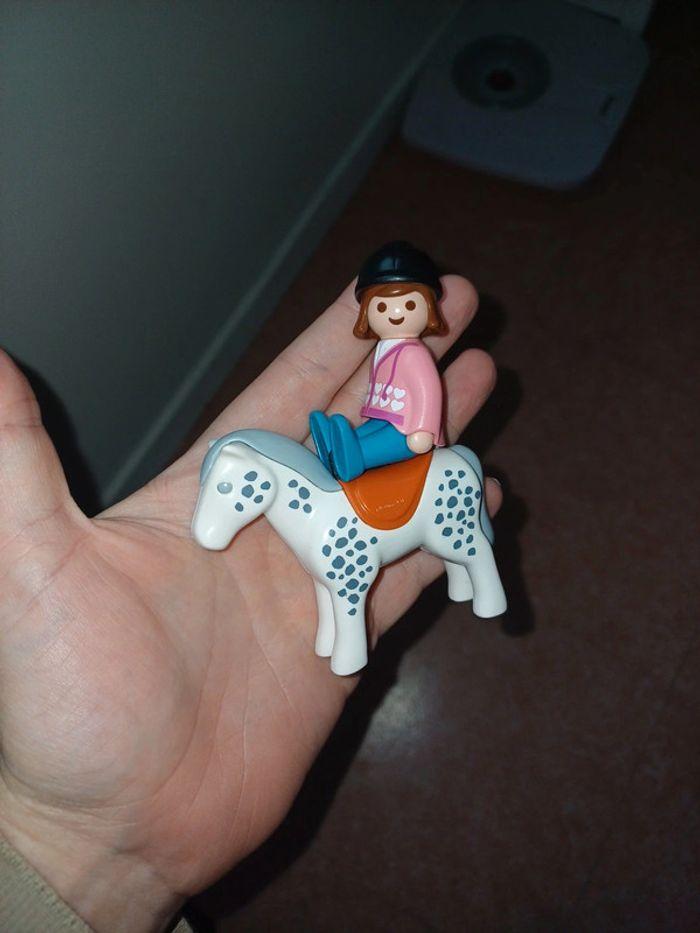 Cavalière Playmobil 123 - photo numéro 1