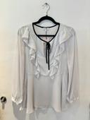 Blouse Claudie Pierlot blanche évasée Taille 38