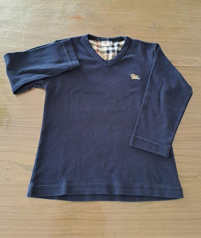 Tee-shirt manches longues ou sweat fin Burberry