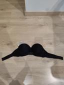 Soutien-gorge bandeau noir 75B