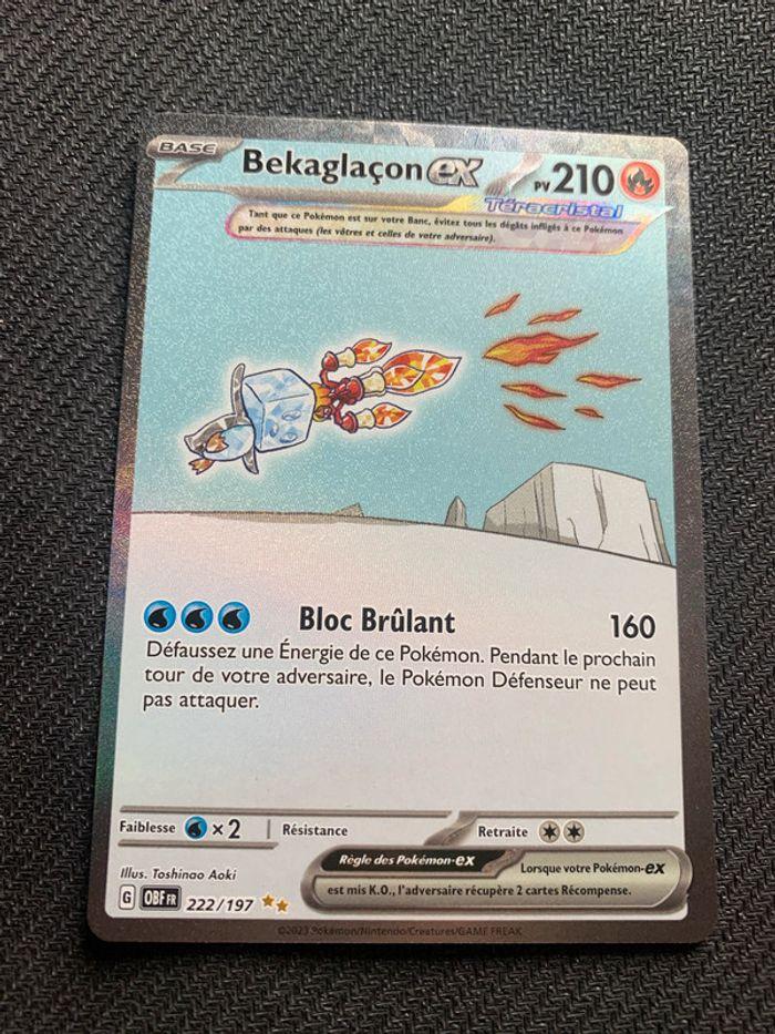 Bekaglacon Ex Alt  - Flammes Obsidiennes - photo numéro 1