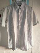 Chemise à rayures manches courtes taille M de chez celio