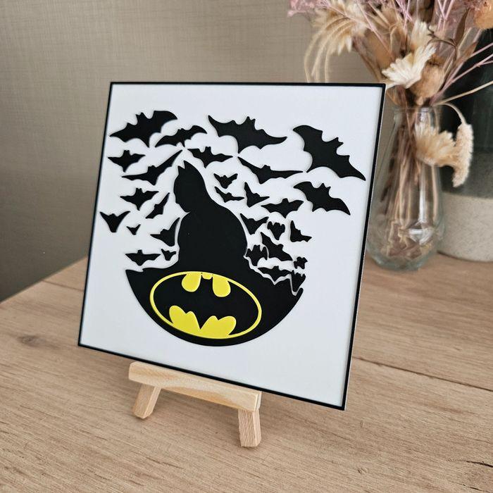 Figurine Tableau Batman 15x15cm FanArt - photo numéro 2