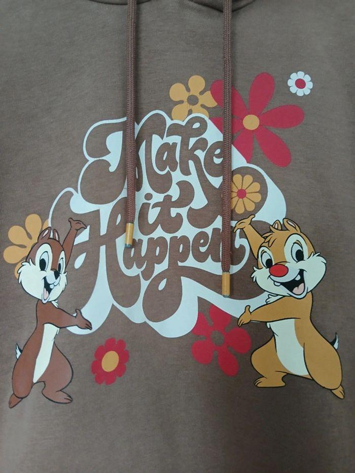 Sweat disney  make it happened marron M - photo numéro 2