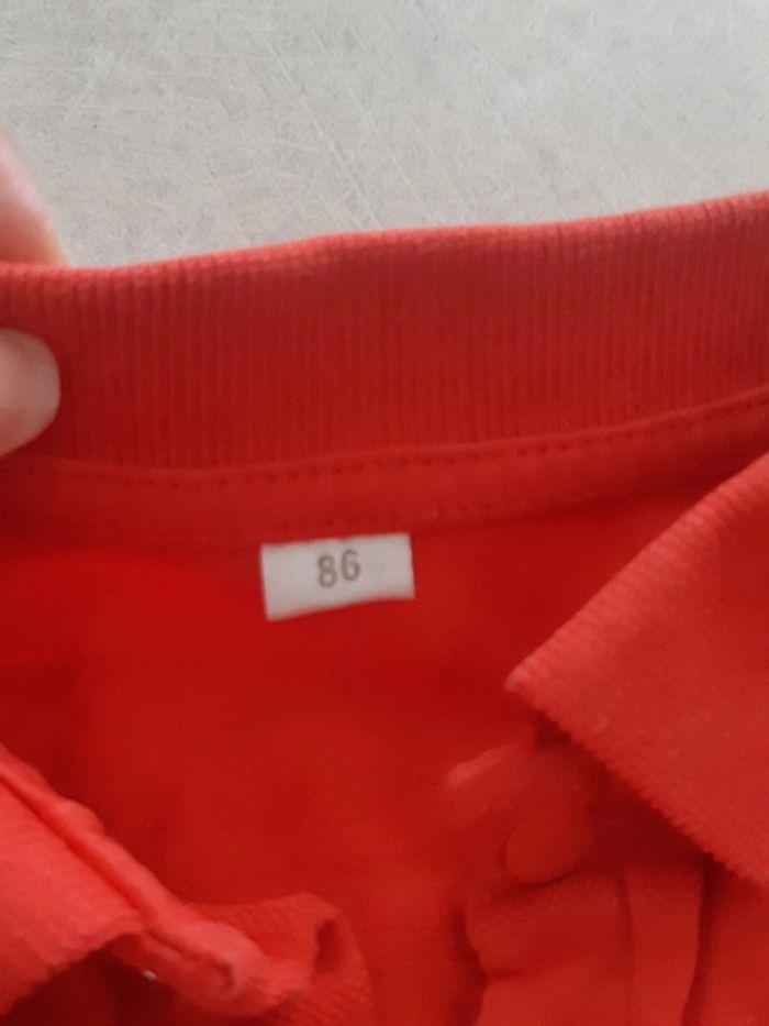 Polo rouge taille 86cm - photo numéro 2