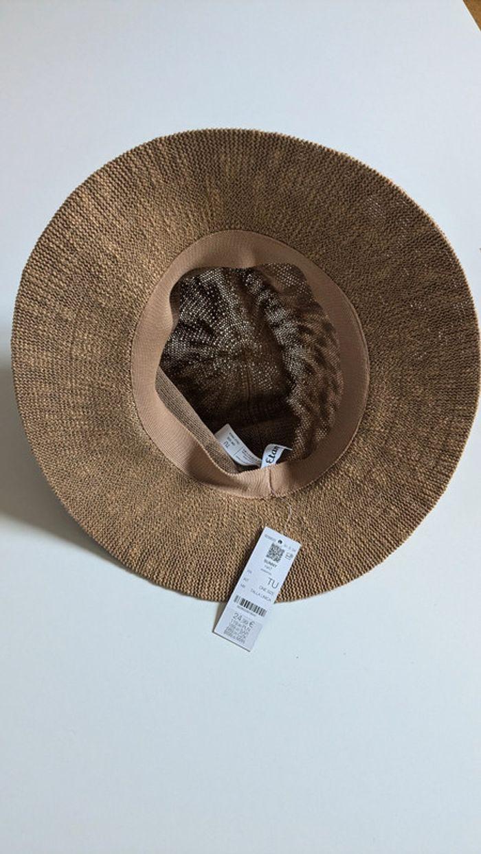 Chapeau effet paille Taille unique - photo numéro 2