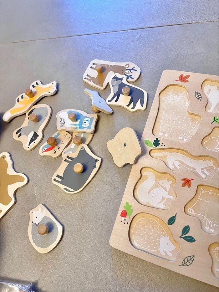 Puzzle animaux pour les tout petits jouet en bois d’éveil - photo numéro 6