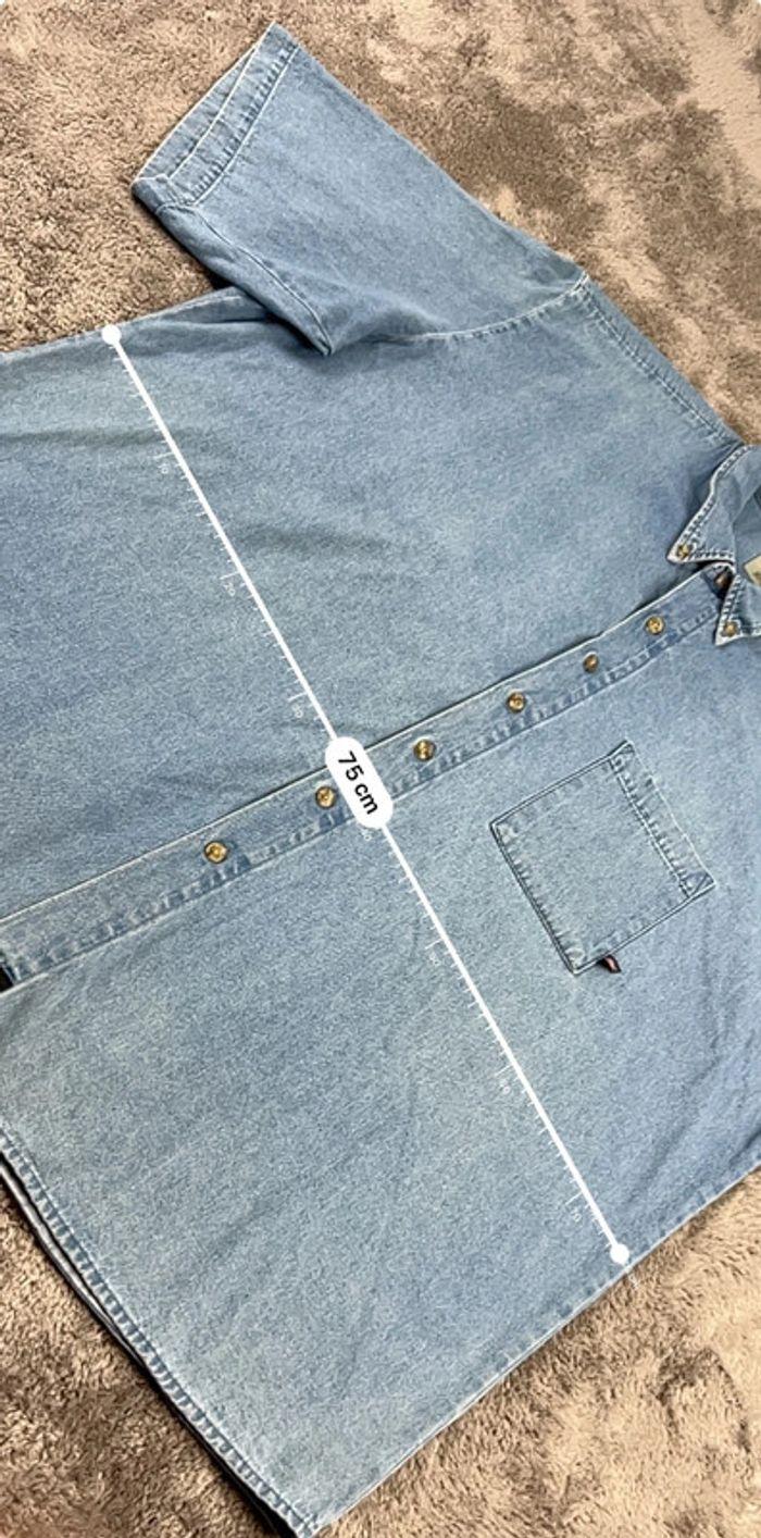 👕 Chemise en jean Homme Dickies Bleu Taille 4XL 👕 - photo numéro 5