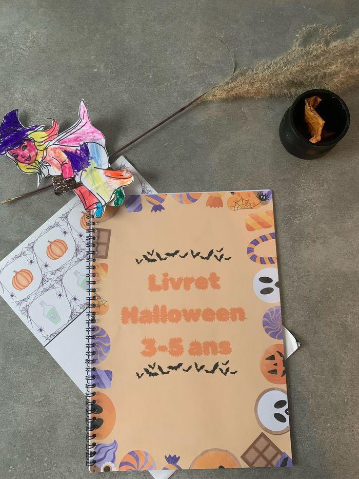 Livret activité enfant Halloween 3-5 ans - photo numéro 1