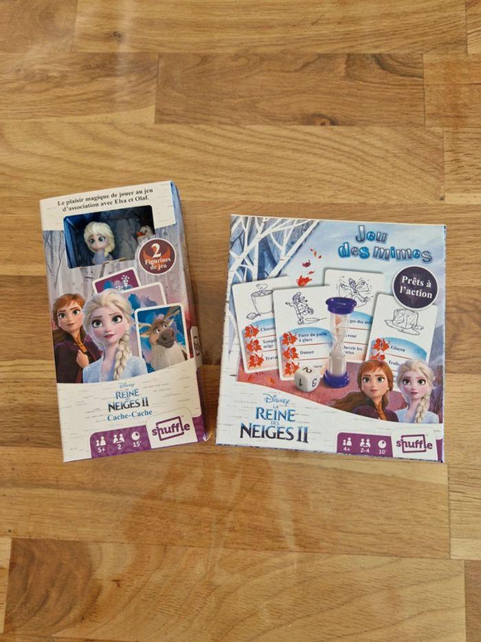 Lot de 2 jeux société reine des neiges disney - photo numéro 1