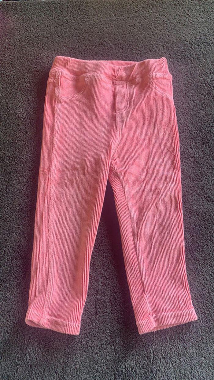 Pantalon velours rose - photo numéro 1