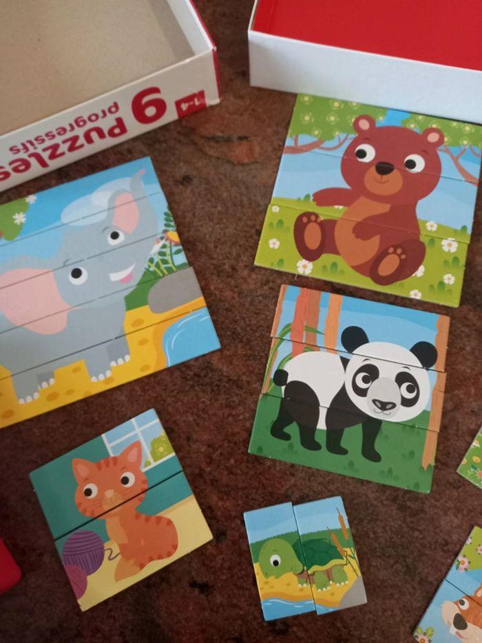 9 puzzles progressif 1-4 ans - photo numéro 6