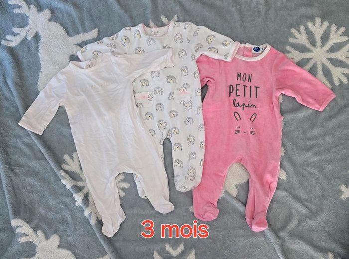 Lot vêtements bebe fille 0- 3 mois - photo numéro 7