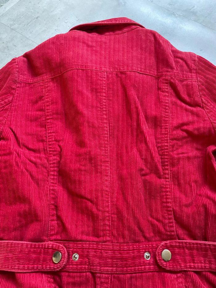 Blouson/ Veste rouge mi-saison - photo numéro 5