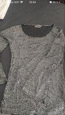 Top à paillettes femme