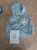 Gilet gris mickey disney 6mois