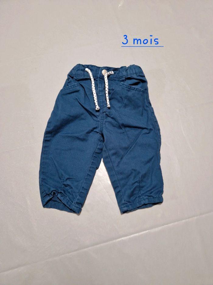 Pantalon bleu 3 mois - photo numéro 1