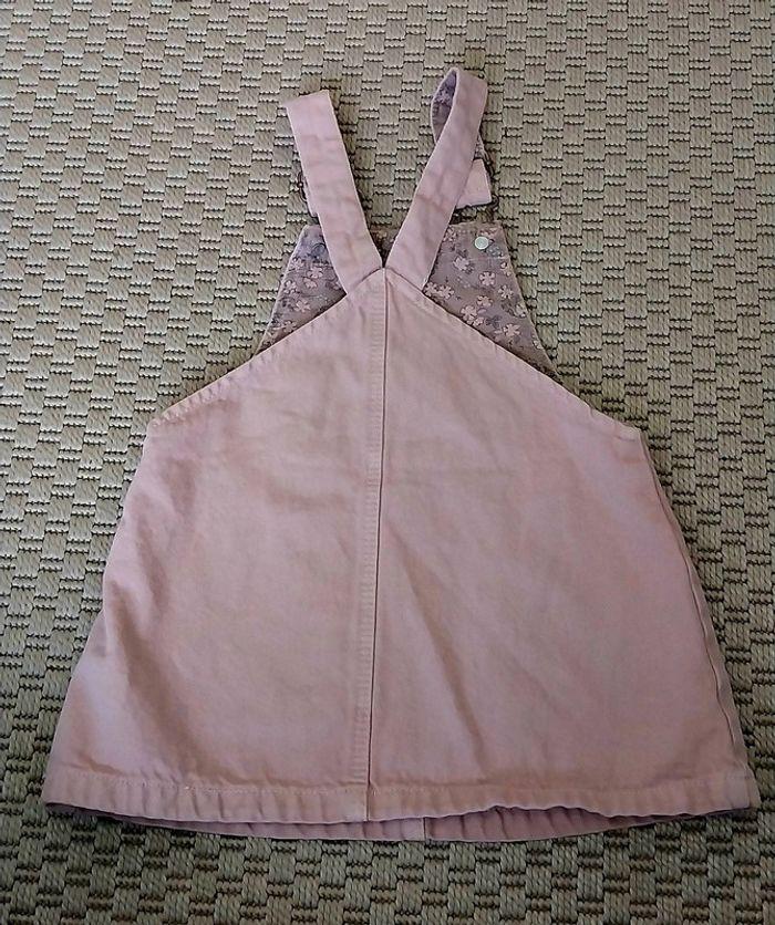 Robe en jeans "vieux rose" taille 12-18mois - photo numéro 3