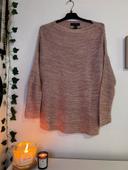 Pull en laine rose