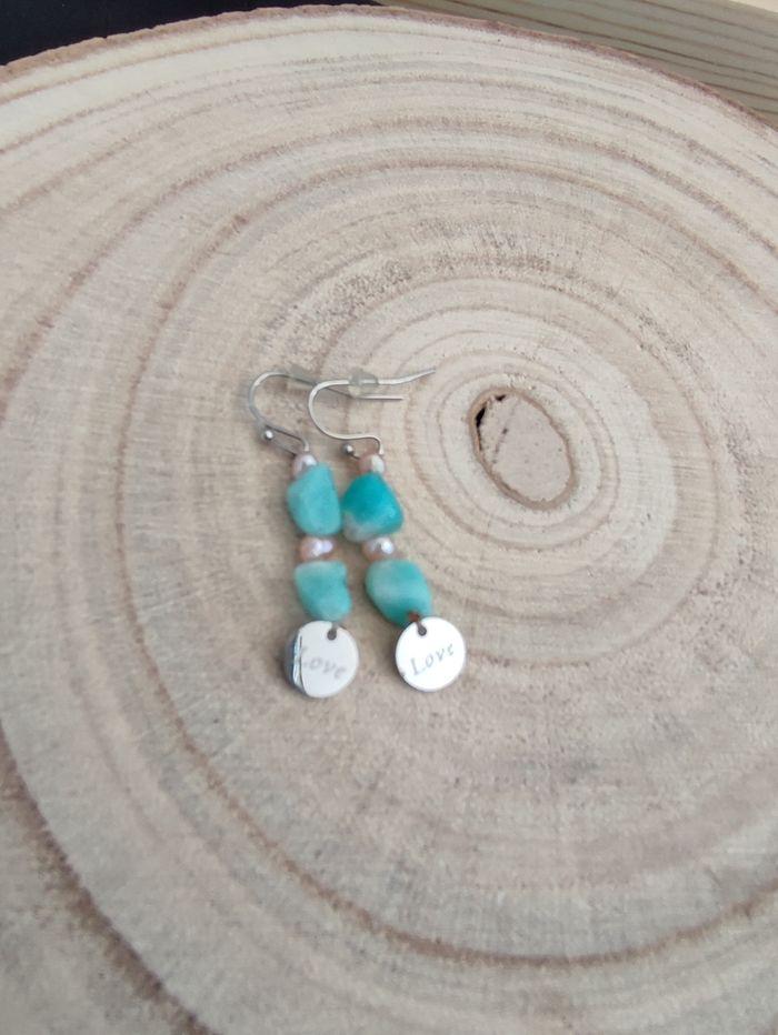 Boucles d'oreilles turquoise