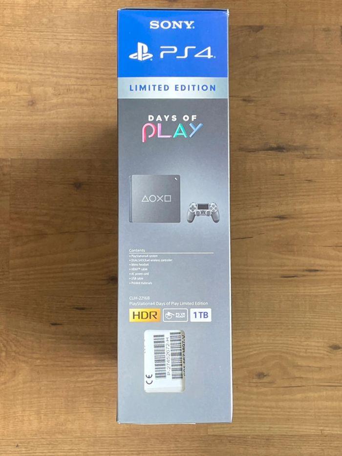 Sony PS4 Slim Édition Limitée Days of Play 2019 Console - photo numéro 6