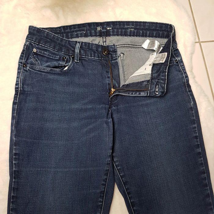 Jean Levi's Demi Curve Modern Rise Straight W30 L34 Bleu Marine - photo numéro 4