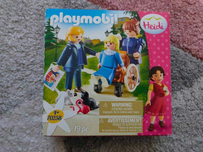 Playmobil Heidi - Clara avec son père et Mlle Rottenmeier 70258 - photo numéro 1