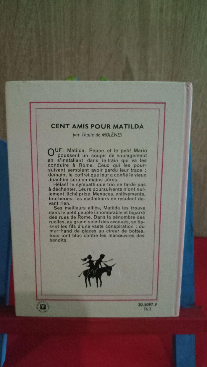 Cent amis pour Matilda, 1976, bibliothèque rose - photo numéro 2