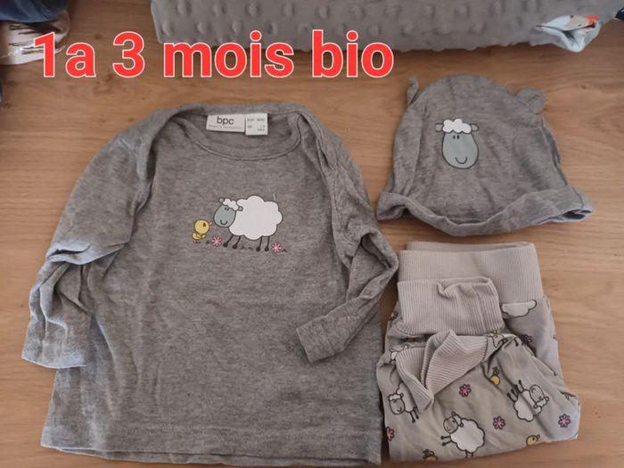 Ensemble bebe 1-3 mois biologique