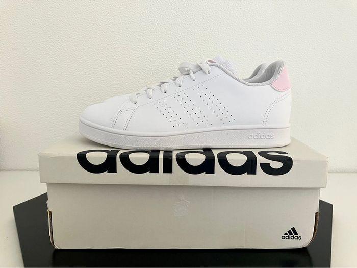 Adidas Sportswear Advantage K White/Pink - photo numéro 8