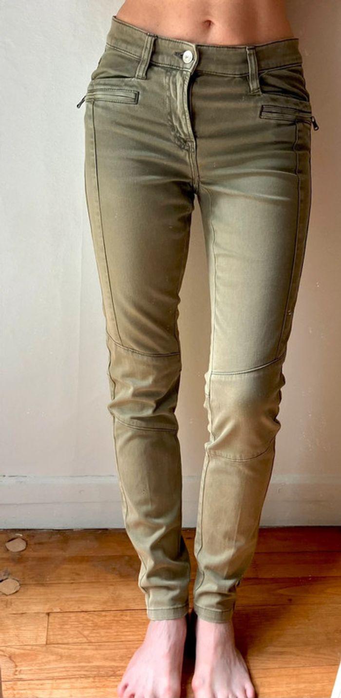 Pantalon kaki H&M 36 en très bon état - photo numéro 9