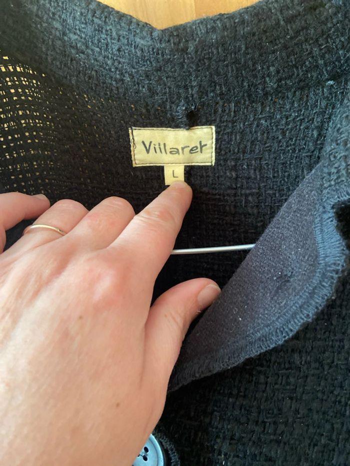 Veste noire villaret taille L - photo numéro 3