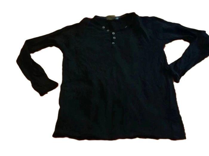 Tee shirt manches longues crossby noir Taille M - photo numéro 2