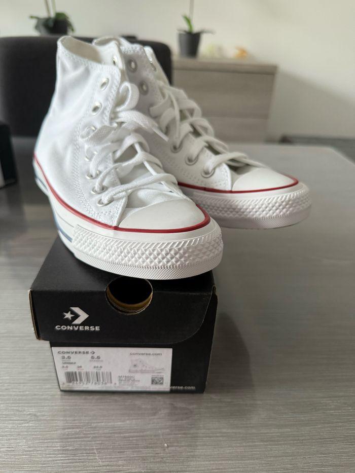 Converse all star haute blanche pointure 36 - photo numéro 1