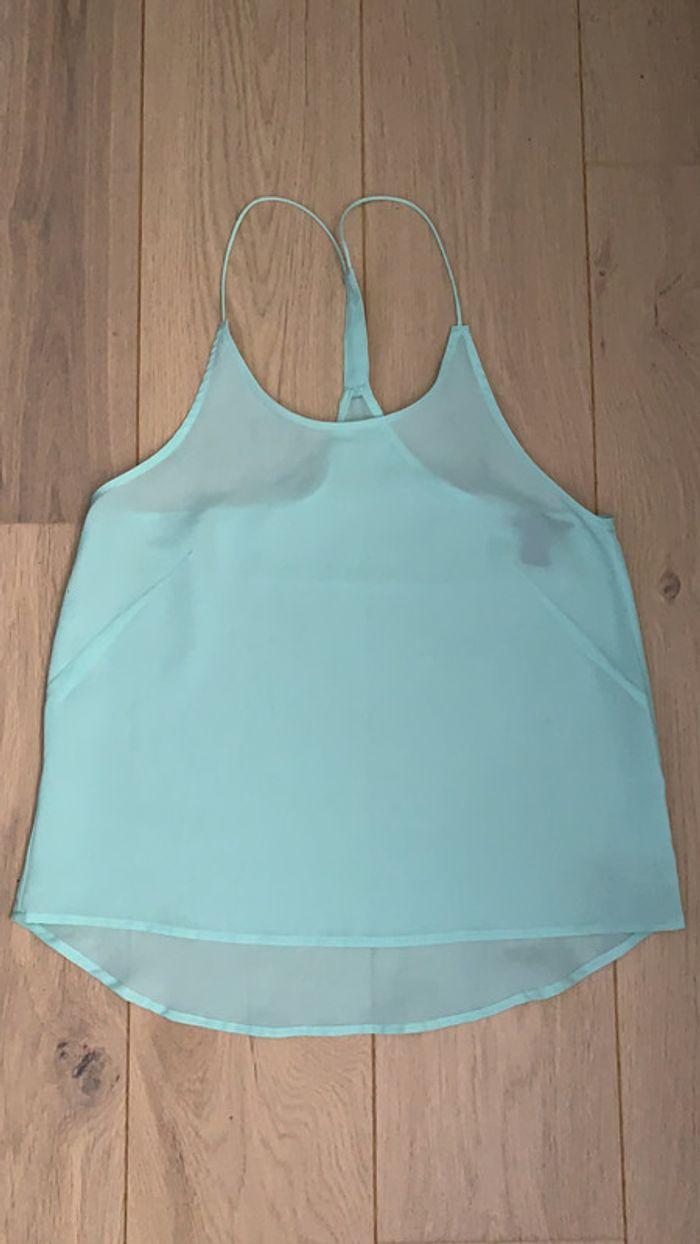 Débardeur H&M bleu vert pastel - photo numéro 1