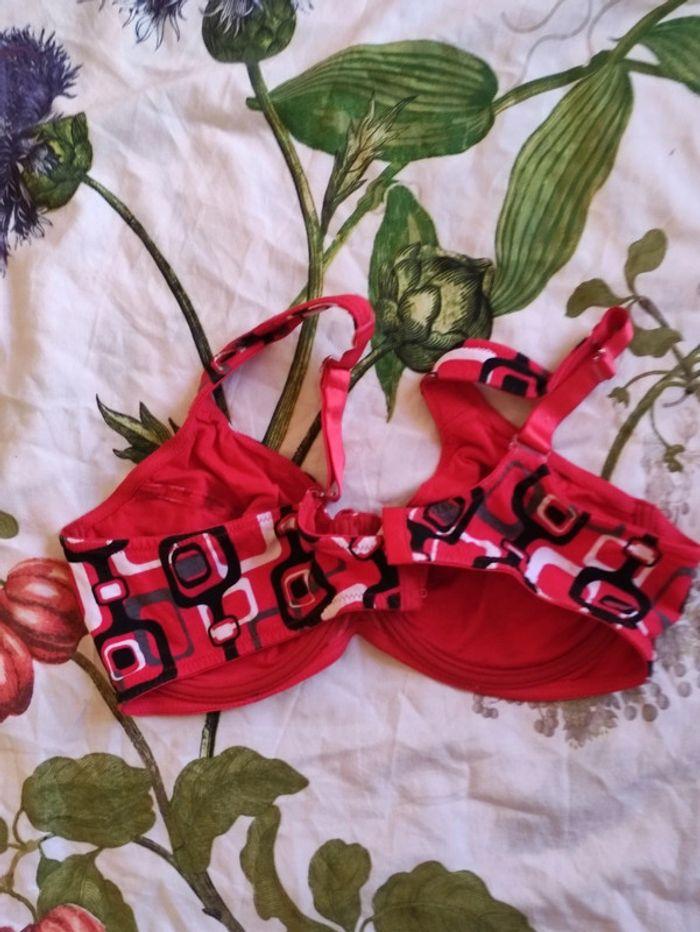 Soutien gorge Avec armatures 100 D Blancheporte Rouge  noir sans étiquette sans emballage - photo numéro 5