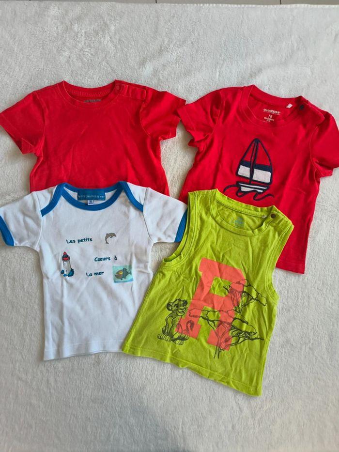 Tee shirt manches courtes bébé 18 mois - photo numéro 1