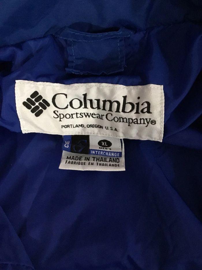 Manteau imperméable léger à capuche pour homme Columbia Cross-Terra bleu royal taille XL 061 - photo numéro 15