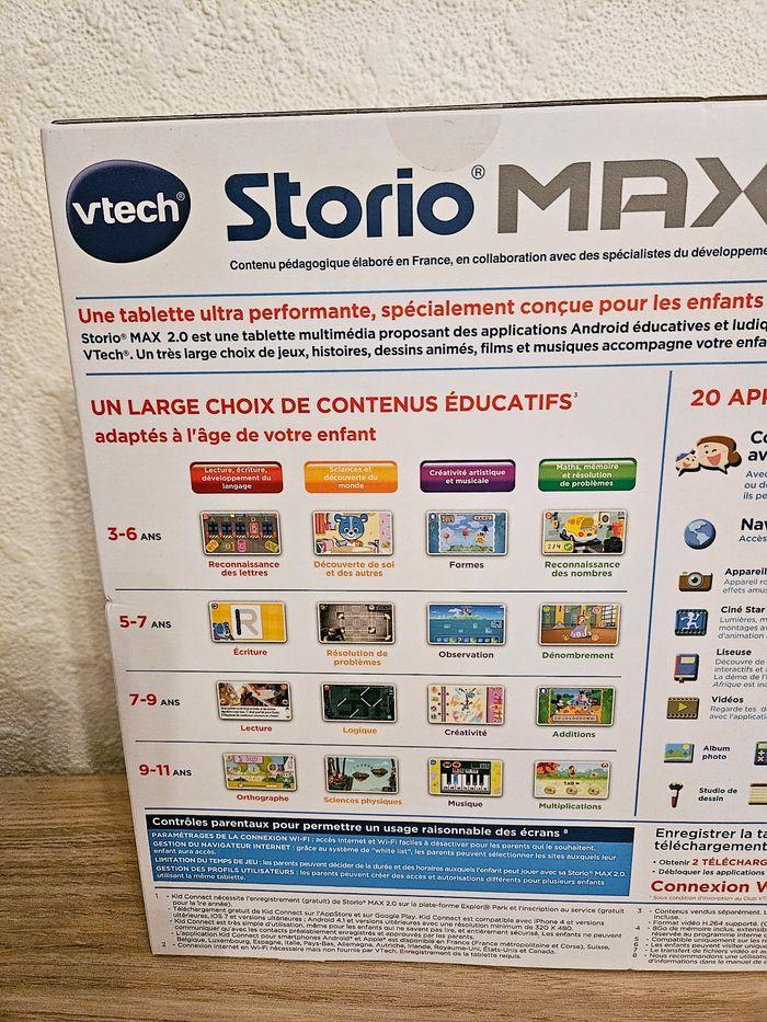 Tablette storio max 2.0 vtech - photo numéro 4