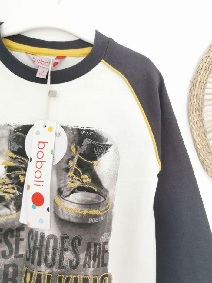 Tee-shirt manches longues "Shoes" Boboli 2 Ans - photo numéro 5