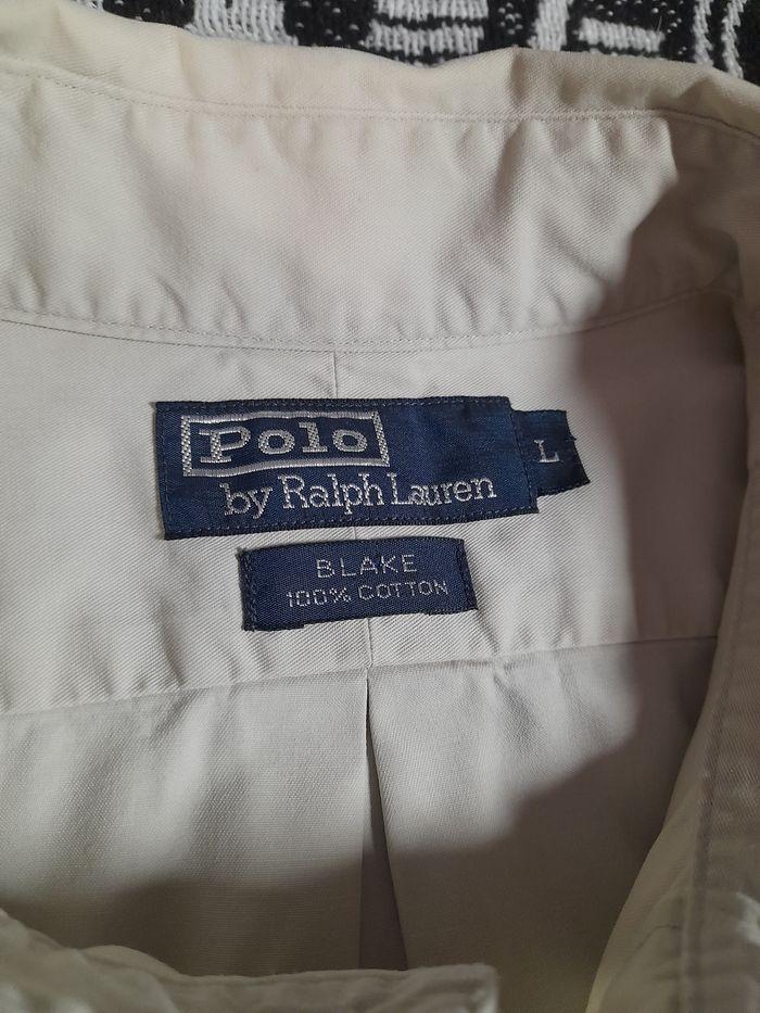 Chemise Unie Beige Ralph Lauren - photo numéro 8