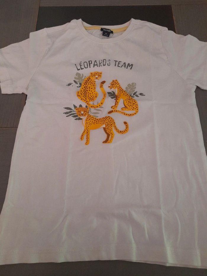 Lot de 2 tee-shirt léopard jungle jumeaux - photo numéro 6