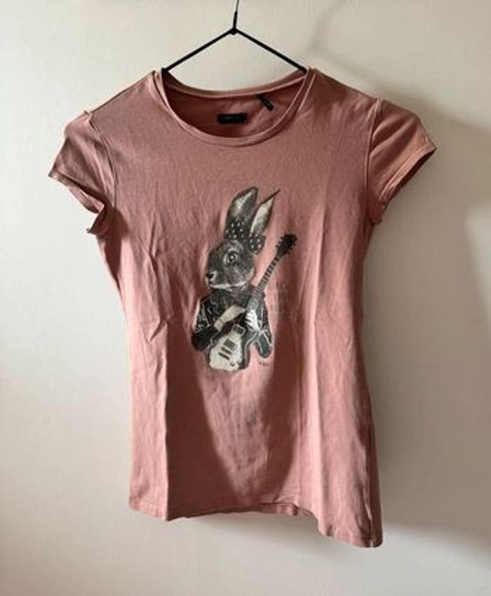 Thee shirt fille IKKS taille 12 ans - photo numéro 1